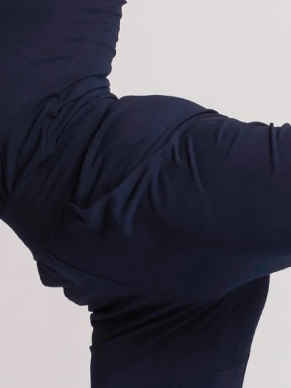 Navy Ripple Yogawear Jumpsuit Jogger Size M - Picture 7 of 9